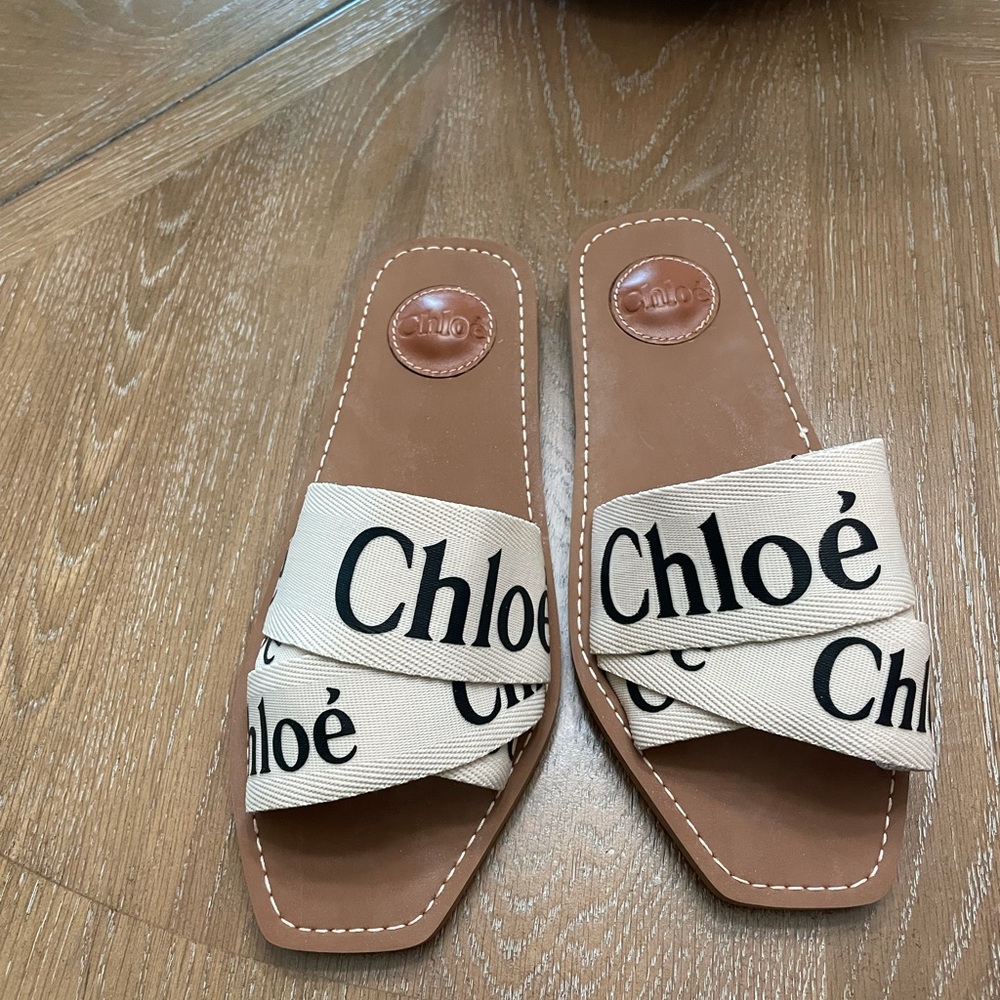 Chloe woody sandals